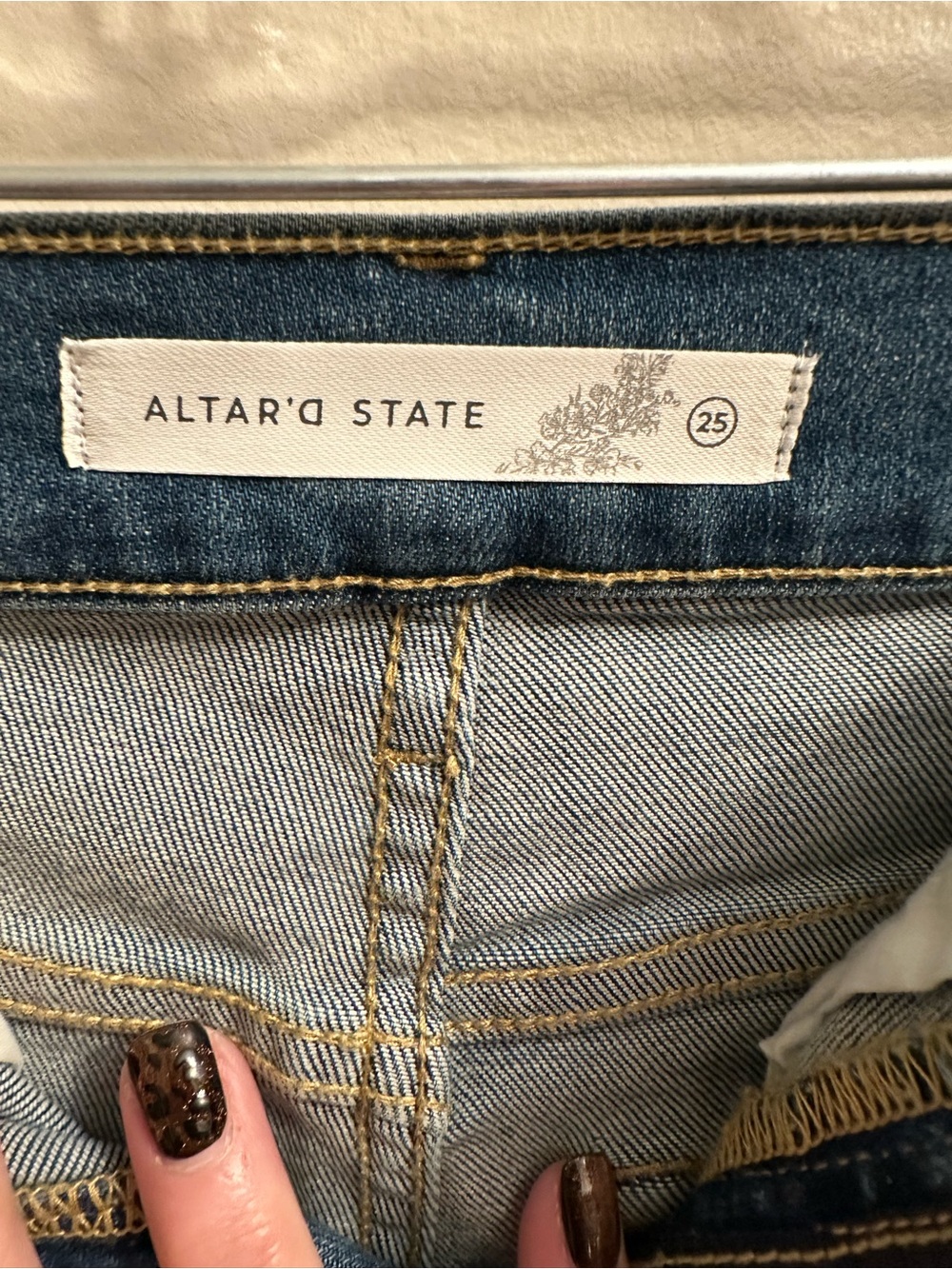 #288 Altar'd State High-Rise Blue Denim Jeans